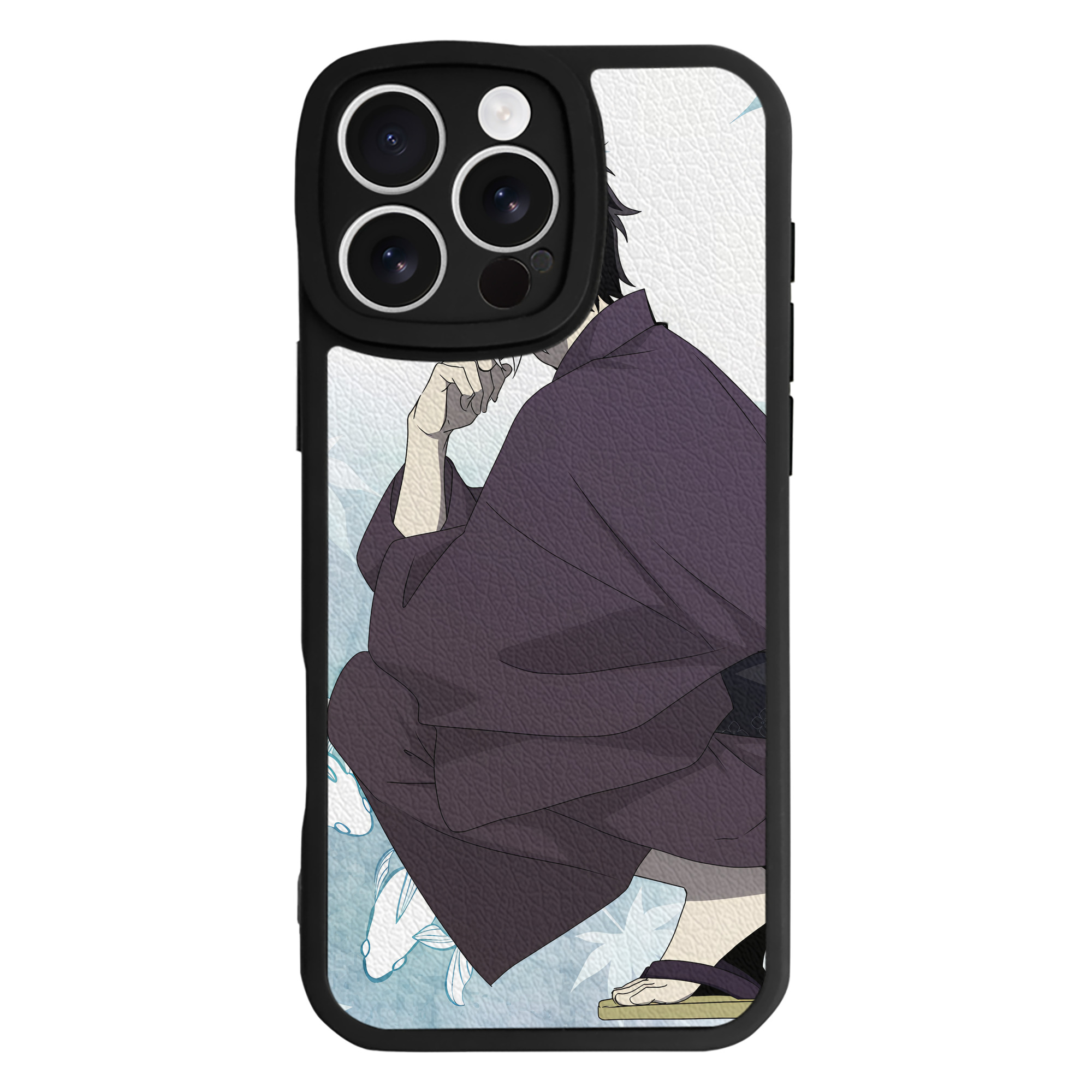 （画像用） 文豪ストレイドッグス Bungo Stray Dogs 【iPhone 16シリーズ対応】シリコンスマホケース（レザー調） 材質：シリコン